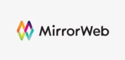 The text says "MirrorWeb".