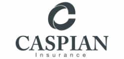 The text says "Caspian Insurance".