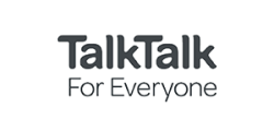 The text says "TalkTalk, For Everyone".