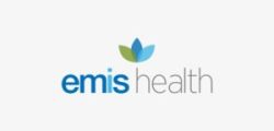 The text says "emis health".