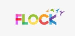 The text says "Flock".